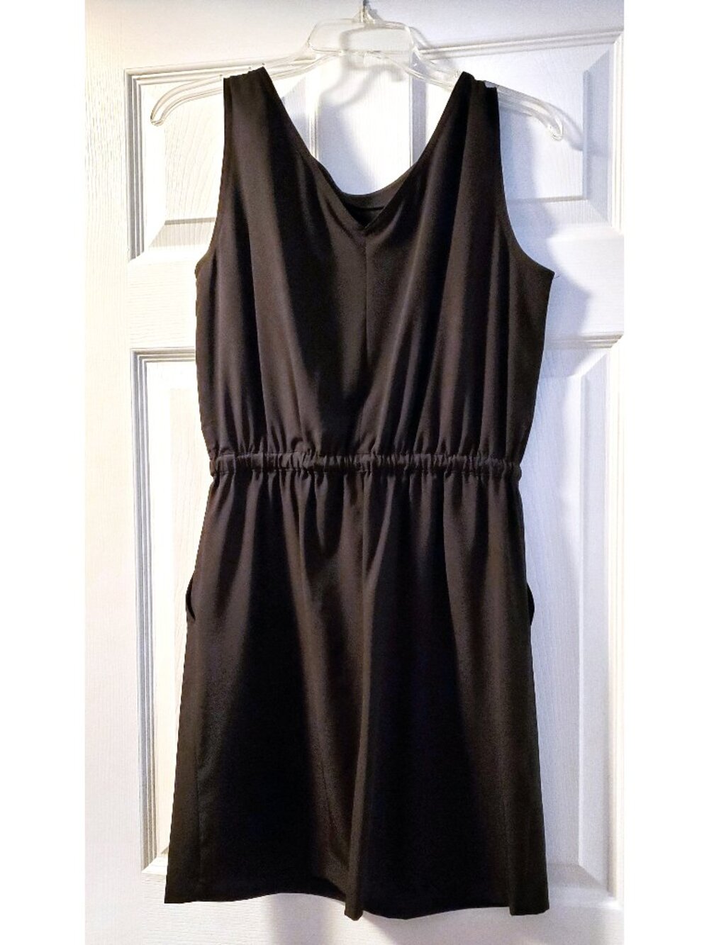 Calvin Klein Commuter Dress Sleeveless Drawstring Black Size 6 NWOT - Picture 5 of 9